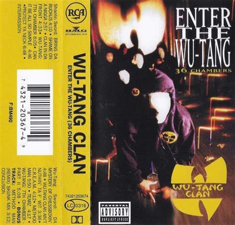 Wu-Tang Clan – Enter The Wu-Tang (36 Chambers) (1993, Cassette) - Discogs