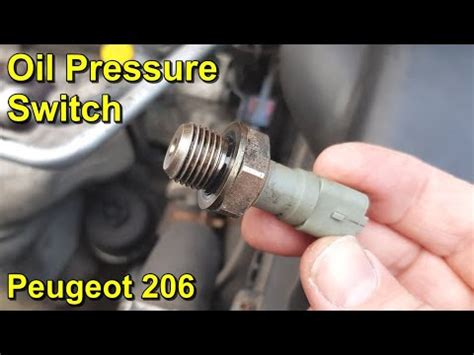 Oil Pressure Switch Peugeot Youtube