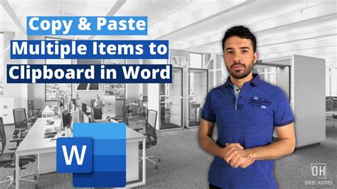Copy Paste Multiple Items To Clipboard In Word Youtube