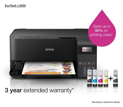 Buy Epson Ecotank L3550 Home Ink Tank Printer A4 Colour 3 In 1 Wi Fi Direct Photo Printer Smart