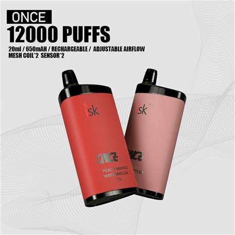 Once Puffs Disposable Vape Pod With Adjustable Airflow On Rdl And