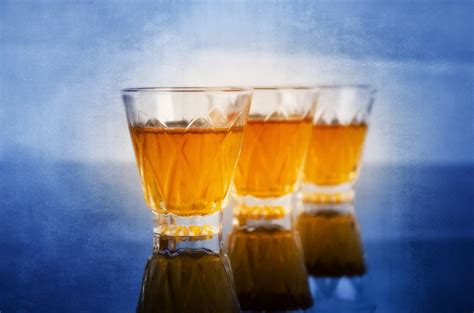 Alcoholic Drink In Small Glasses Free Stock Photo Public Domain Pictures