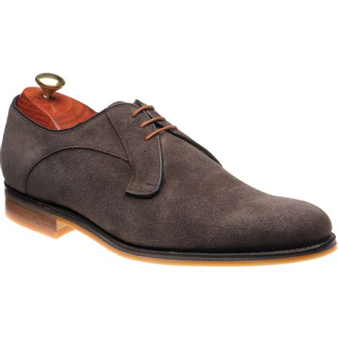 Barker Shoes Barker Creative Derby Rubber Soled Derby Shoes In Bitta Choc Suede At Herring Shoes