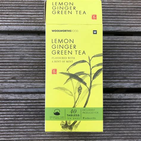 Woolworths Food Lemon Ginger Green Tea Review Abillion