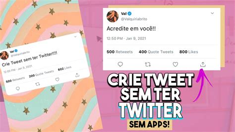 Como Fazer Post Estilo Tweet Sem Ter Twitter Crie Sem Apps Youtube