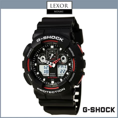 G Shock Ga100 1a4 X Large G Analog Digital Black Resin Strap Men Watch