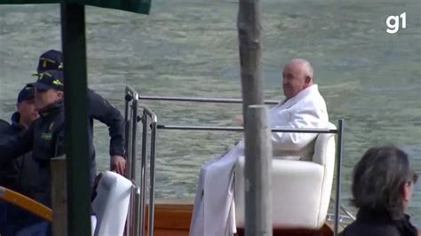 Em Primeira Viagem Do Ano Papa Visita Veneza Anda De Barco E Vai A