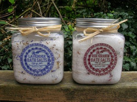 Bath Salts Labels from Sweet Earth Soapworks - Customer Ideas - OnlineLabels.com