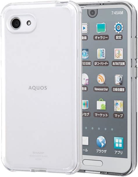 Amazon co jp AQUOS R Compact SH M06 SHV41 701SH TPUケース スーパークリア 透明 ソフト