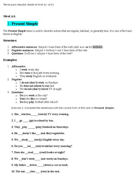 Temas De Ingles 9