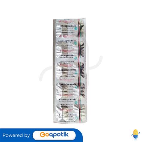 Ulasan Produk LANSOPRAZOLE NULAB 30 MG STRIP 10 KAPSUL