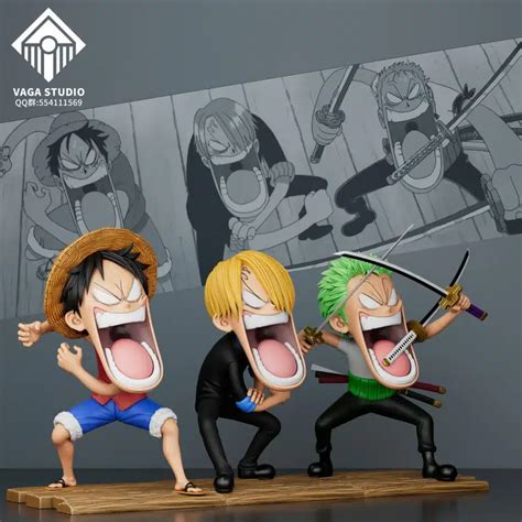 One Piece Vaga Studio Luffy X Zoro X Sanji Angrys Resin Statue - Kaioland