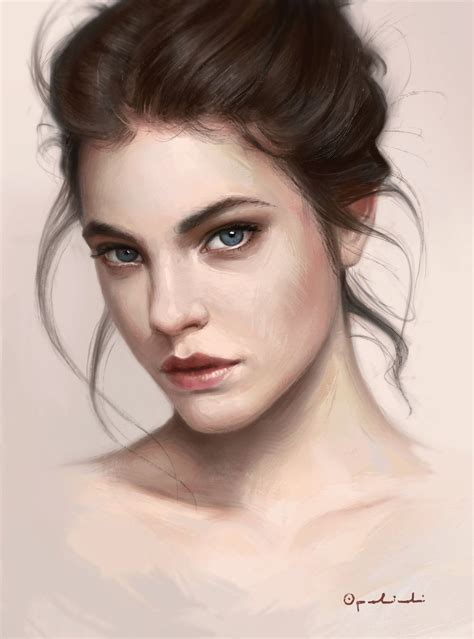 Portrait Study By Greg Opalinski On Deviantart Portrait Realistic