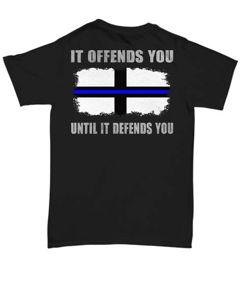 England Thin Blue Line Shirt Support Police Law Enforcement Merch