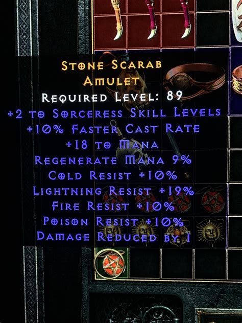 Price Check On 2 10 Sorc Amulet Rdiablo2resurrected