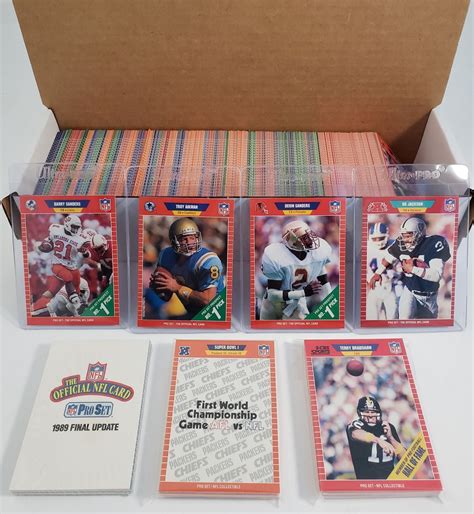 Pro Set Football Master Set Plus Announcers And Super Bowl