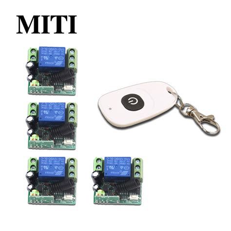 Encantador Sistema De Interruptor De Control Remoto Inal Mbrico Rf Mini