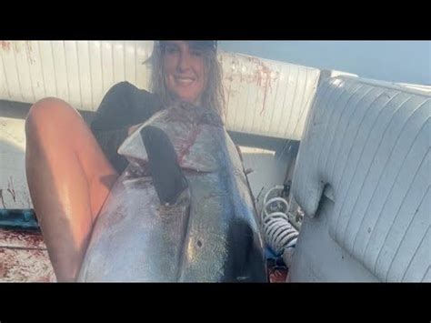 My Girlfriend Caught A GIANT BIGEYE Tuna 268 YouTube