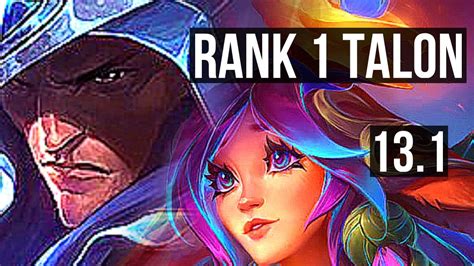 Talon Vs Lillia Jng Rank 1 Talon Rank 7 11 3 10 Legendary Euw