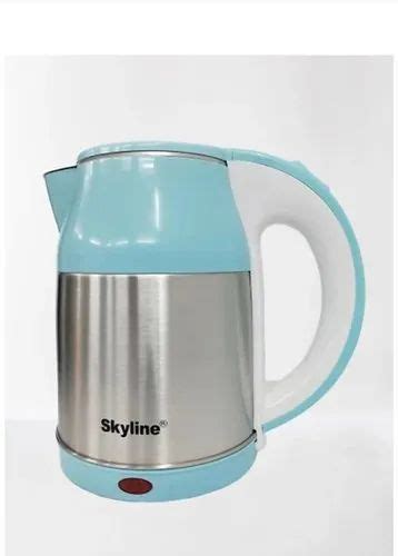 1500 W Steel And Black Skyline 1 8 Litre VTL 5029 Electric Kettle For