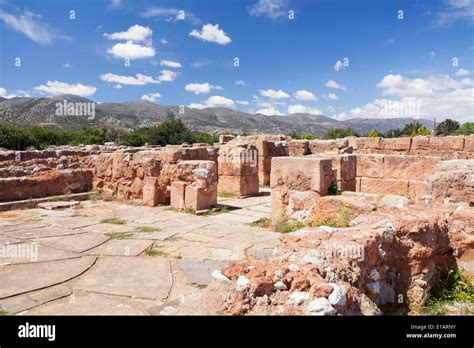 Palacio Minoico Sitio Arqueológico Malia Heraklion Creta Grecia