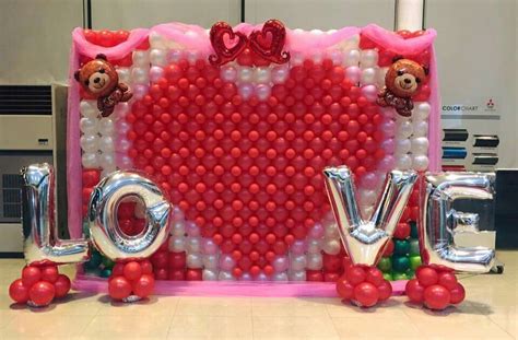 Love Sanvalentin Valentines Balloons Valentines Balloons Bouquet Balloon Arch Decorations