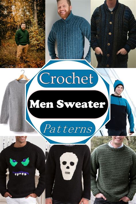 13 Free Crochet Men Sweater Patterns Artofit