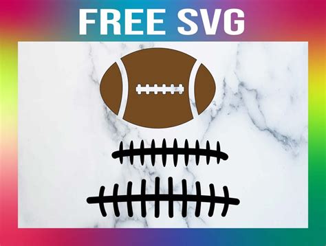 Free Football Laces SVG