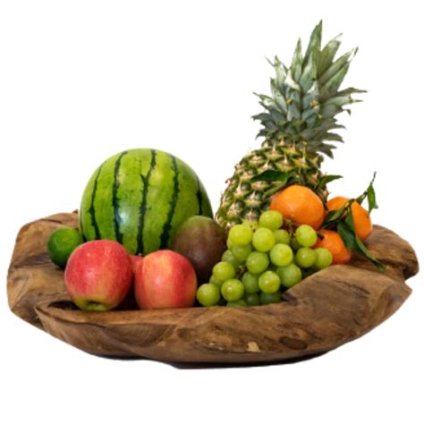 Wooden Fruit Bowl - Caulders Garden Centres