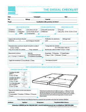 Remplissable En Ligne Expansion Joint Checklistorder Design Needs