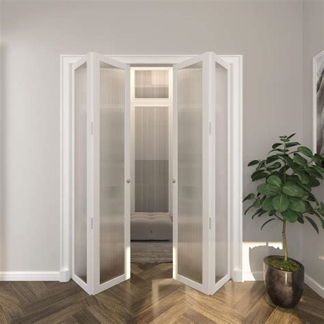 Buy Barner Home Folding Door Double Panel Bi Fold Doors Finished