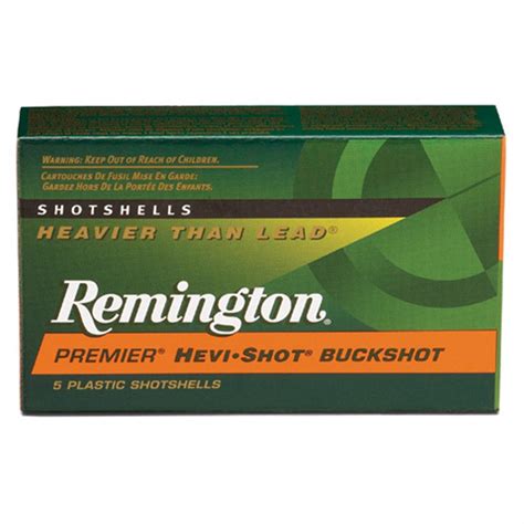 Remington Premier HEVI SHOT Buckshot 12 Ga PRHS12B00 2 3 4 00