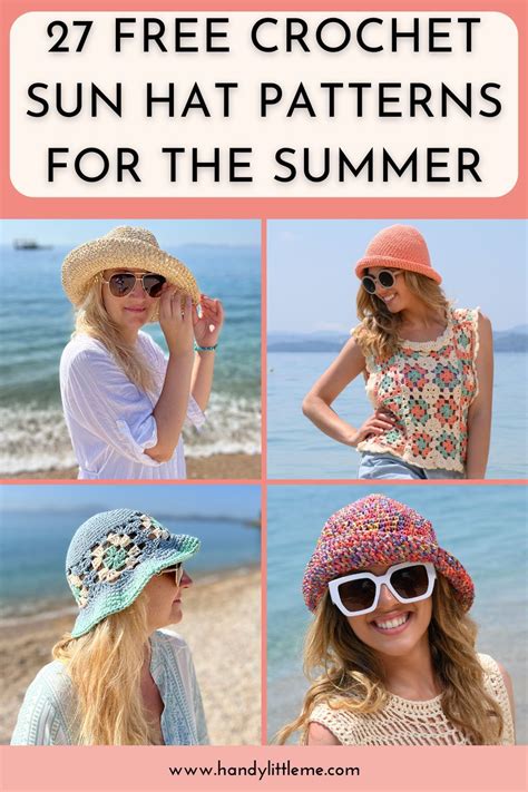 27 Free Crochet Sun Hat Patterns For The Summer In 2024