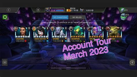 Account Tour March 26 2023 Mcoc Youtube