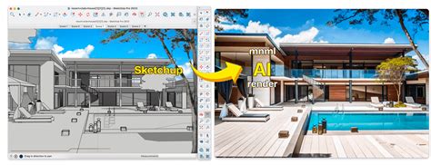 Sketchup Ai Rendering Architecture Interior Ai Visualization Mnml Ai