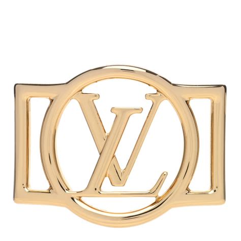 Louis Vuitton Louise Scarf Ring Holder Gold 1359040 Fashionphile