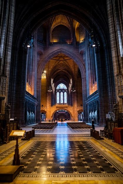 Premium Photo | Liverpool uk 01022023 liverpool cathedral interior ...