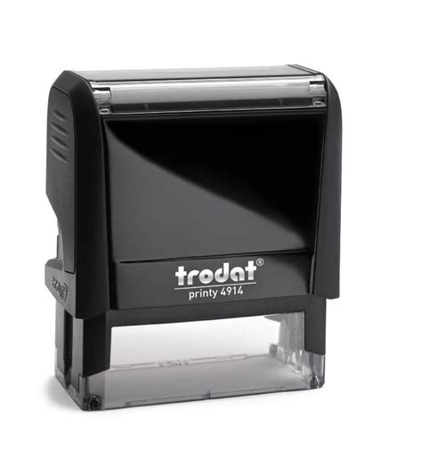 Rectangular Custom Self-Inking Stamp, 1" x 2-1/2", with Personalized ...