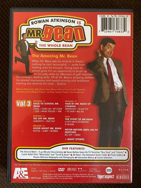 Rowan Atkinson Mr Bean The Whole Bean Complete Set Box Set