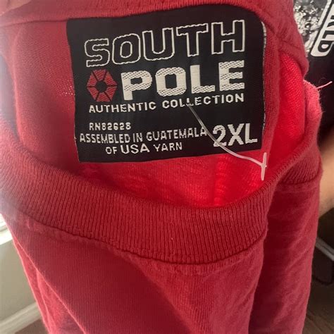 Southpole Men S Red T Shirt Depop