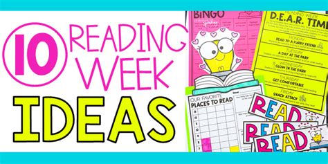 10 Reading Week Ideas | Primarily Speaking