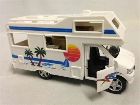 5 Kinsmart Kinsfun Camper Van Diecast Model Toy Motorhome Friction Car