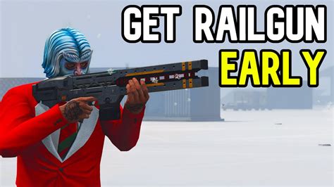 Gta 5 How To Get Railgun Early Unlock Railgun In Online YouTube