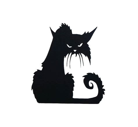 Printable Halloween Cat Silhouette