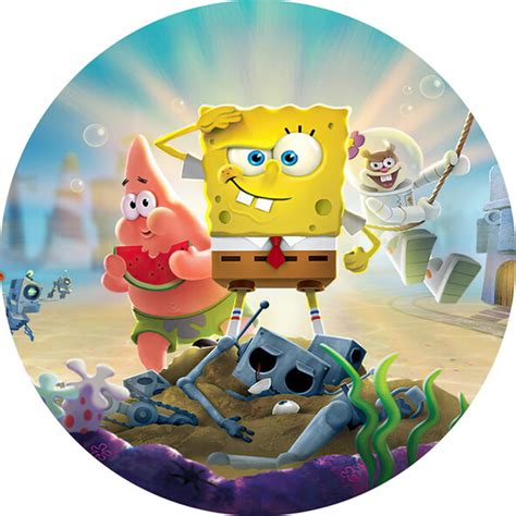 Painel Redondo Sublimado Bob Esponja Elo Produtos Especiais