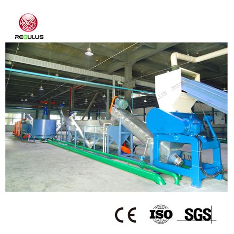 Waste Plastic LDPE Film HDPE PP PE Film Bags Pet Bottles Crushing