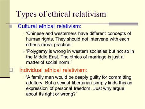 😎 Ethical relativism definition examples. What Is Ethical Absolutism ...