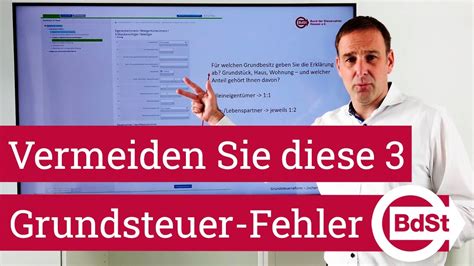 Fallstricke bei der Grundsteuer Erklärung Vermeiden Sie diese 3 Fehler