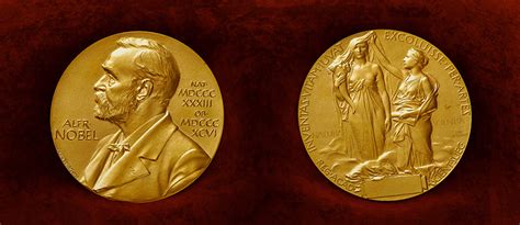 Nobel Prize Medal on a Velvet background - UW Research