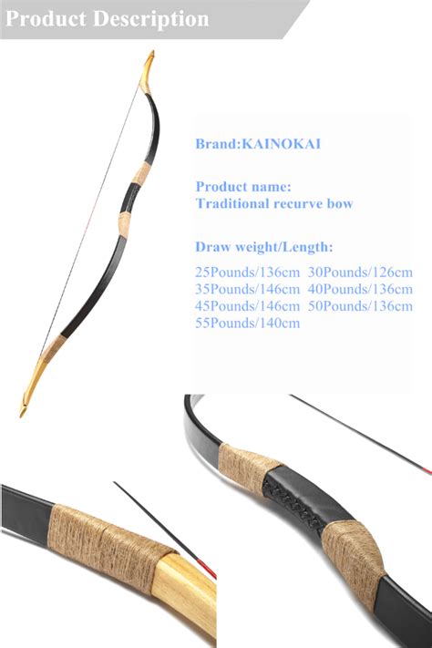 Kainokai Traditional Archery Longbow Archery Longbow Traditional